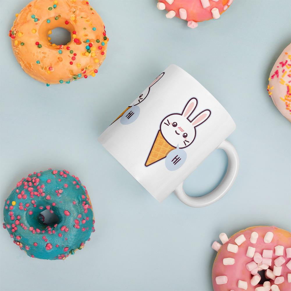 Cute Rabbit coffee mug – Fourth Dimension Club