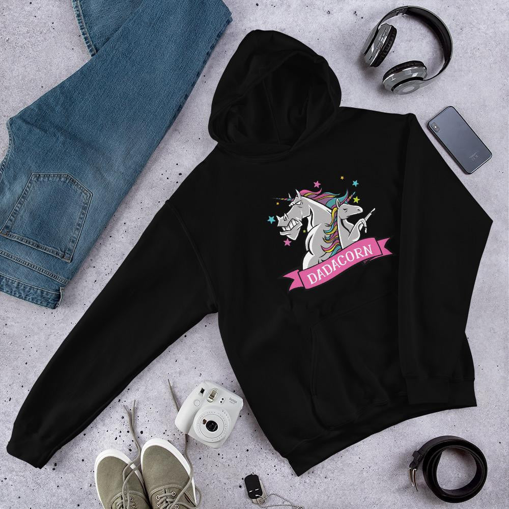 Daddy Unicorn Unisex Hooded Sweatshirt