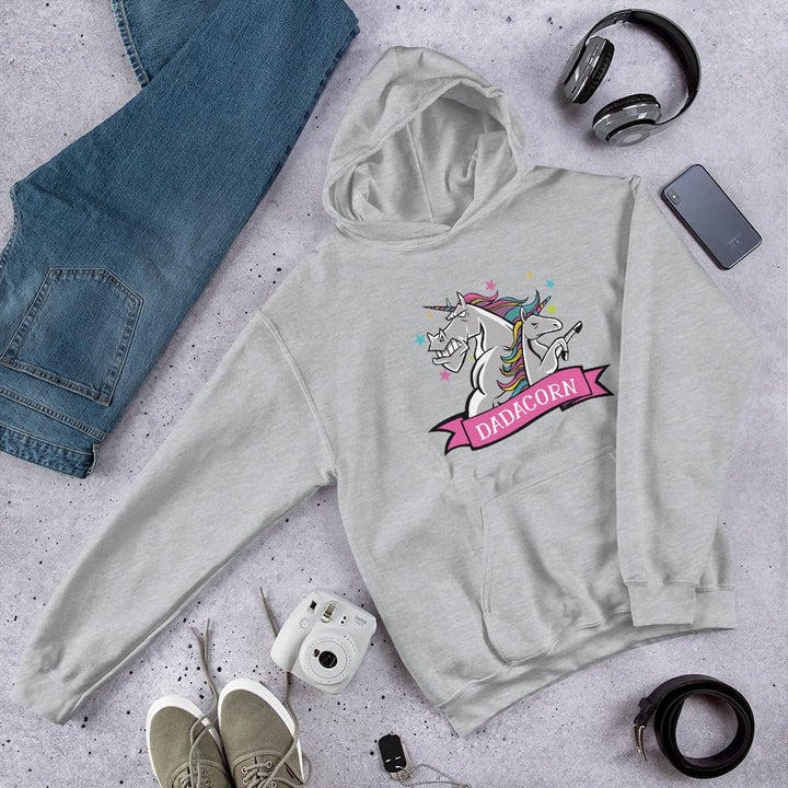 Daddy Unicorn Unisex Hooded Sweatshirt