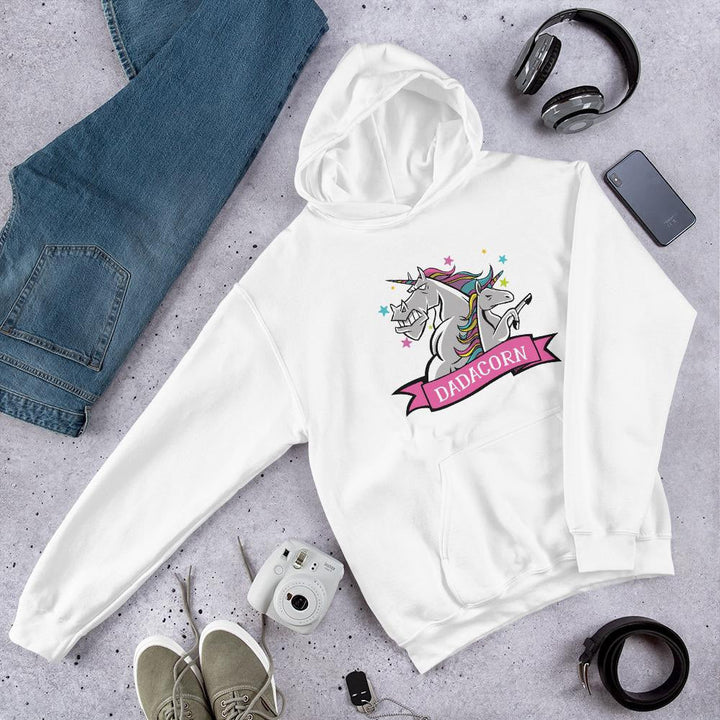 Daddy Unicorn Unisex Hooded Sweatshirt