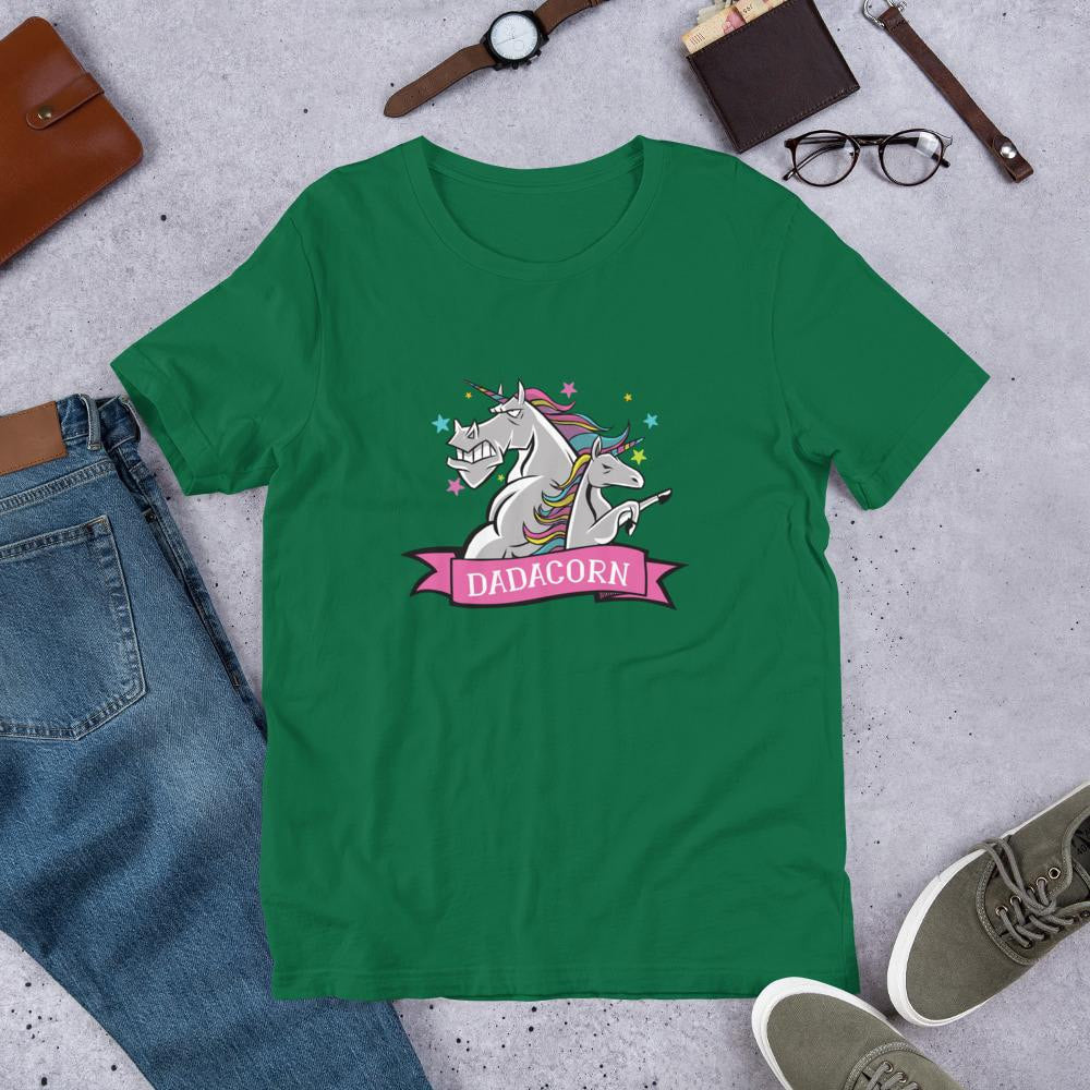 Daddy Unicorn Half Sleeve T-Shirt — detail view 2