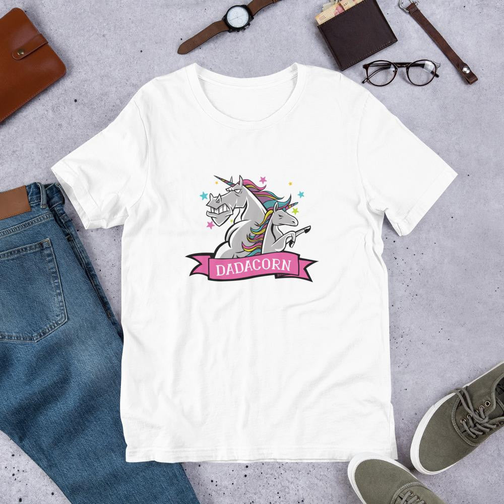 Daddy Unicorn Half Sleeve T-Shirt