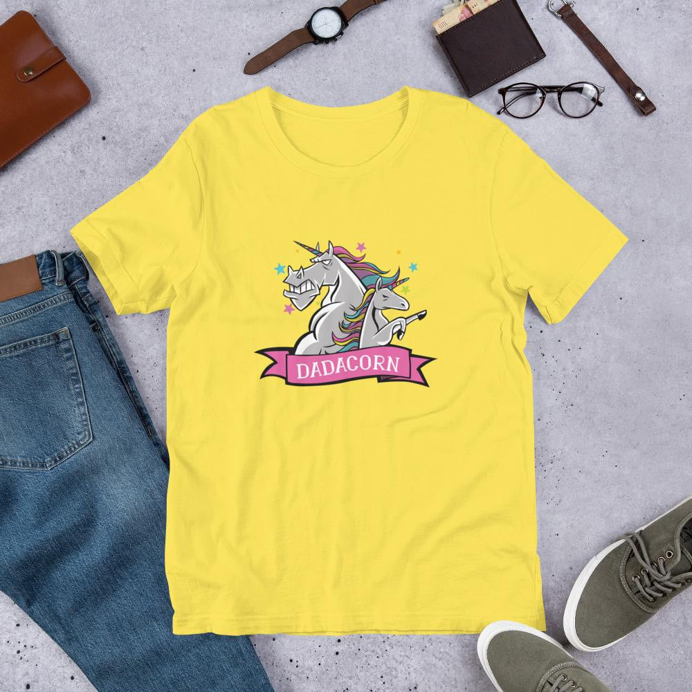 Daddy Unicorn Half Sleeve T-Shirt