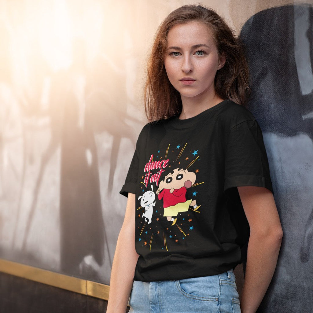 Dance It Out Unisex Oversized T-Shirt — Black