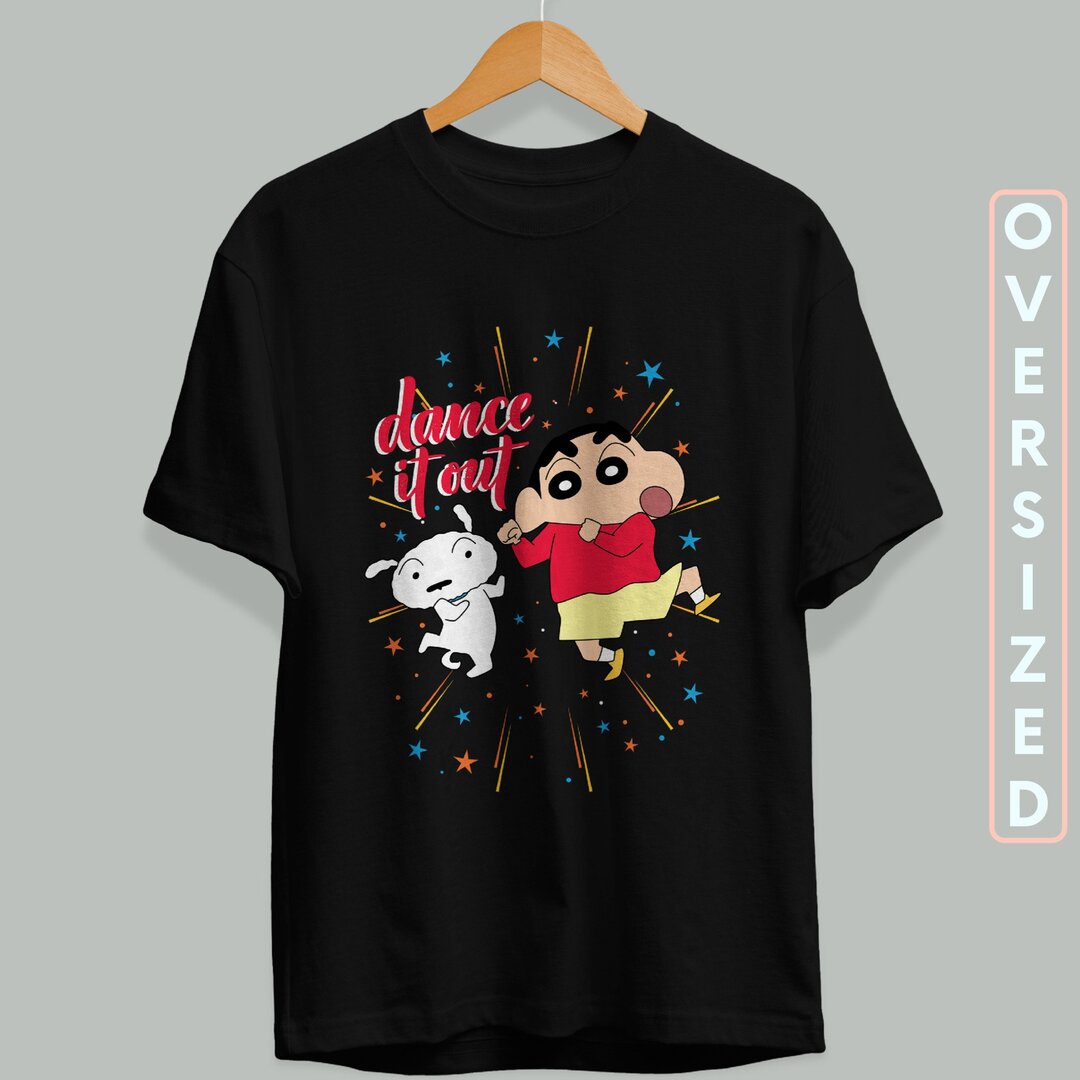 Dance It Out Unisex Oversized T-Shirt — back view