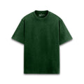 Timeless Acid Wash Oversized T-Shirts — bottle-green