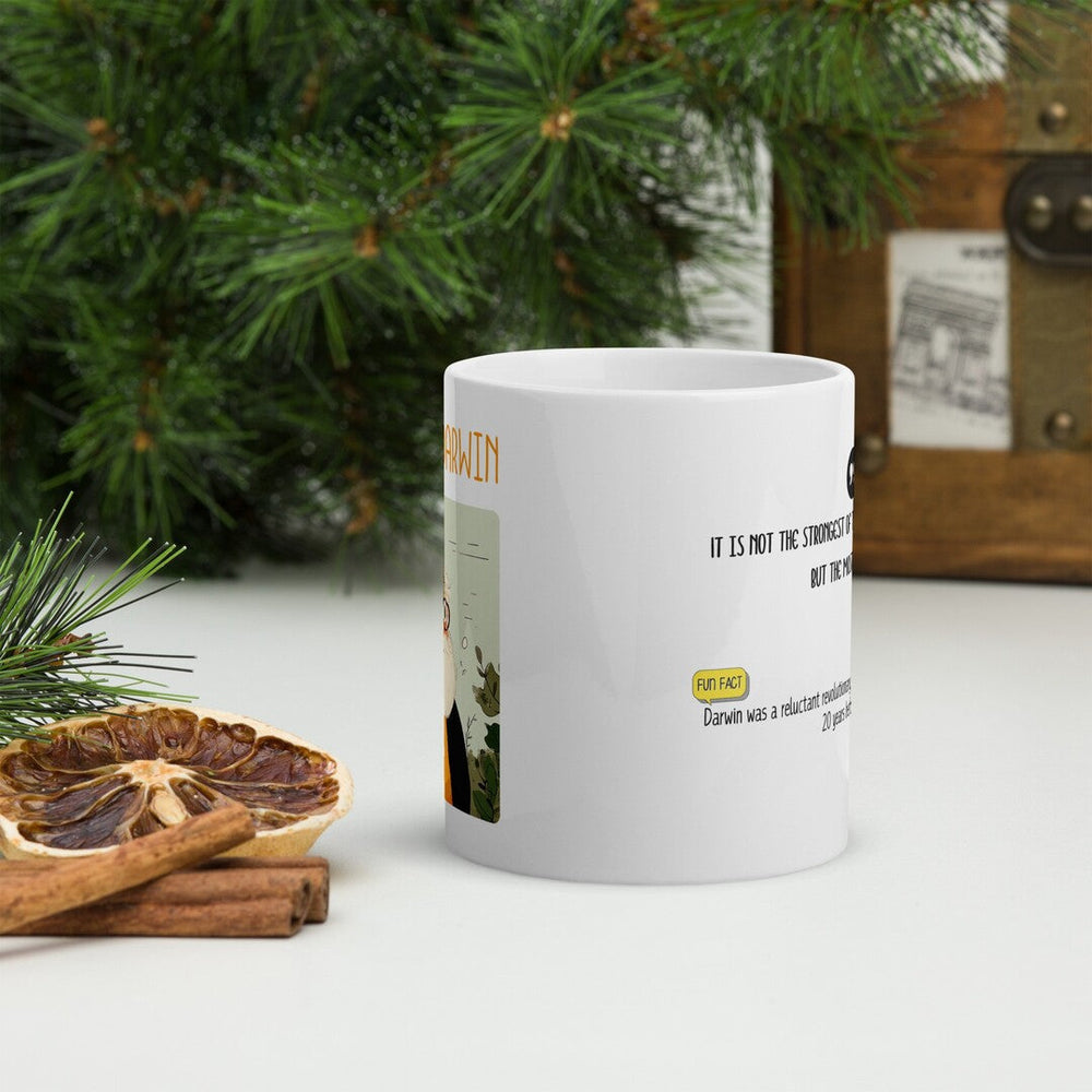 Charles Darwin Coffee Mug — detail view 2