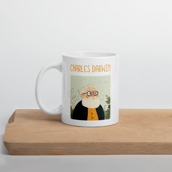 Charles Darwin Coffee Mug #GeniusDoodles