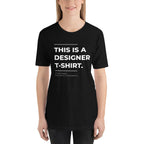 Designer Typography Half Sleeve T-Shirt — detail view 9