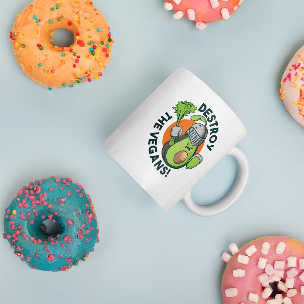 Destroy Vegans coffee mug – Fourth Dimension Club