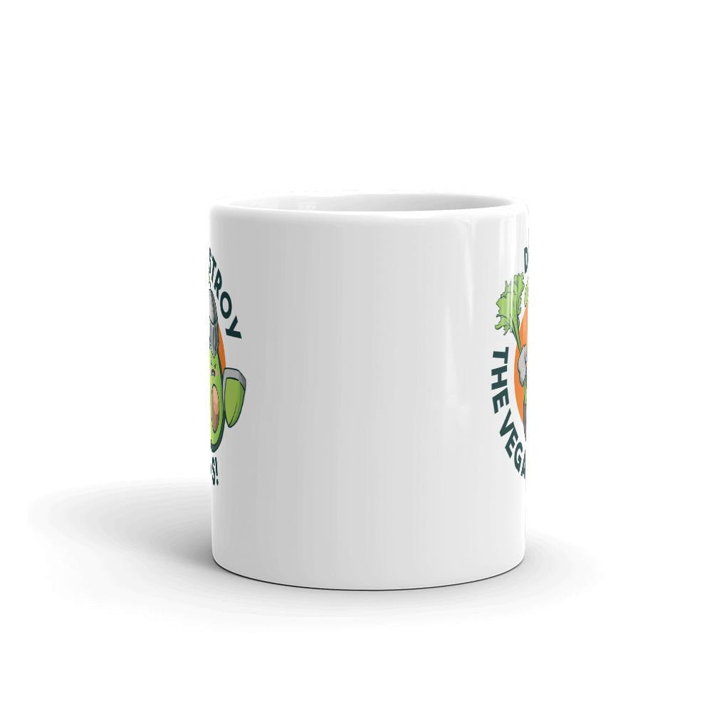 Destroy Vegans Coffee Mug — detail view 2