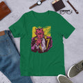 Pointing Lucifer Half Sleeve T-Shirt — Green