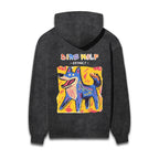 Dire Wolf Acid Wash Hooded Sweatshirts #AncientArchives