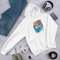 Dirty Thirty & Nerdy graphic hoodie front – Fourth Dimension Club