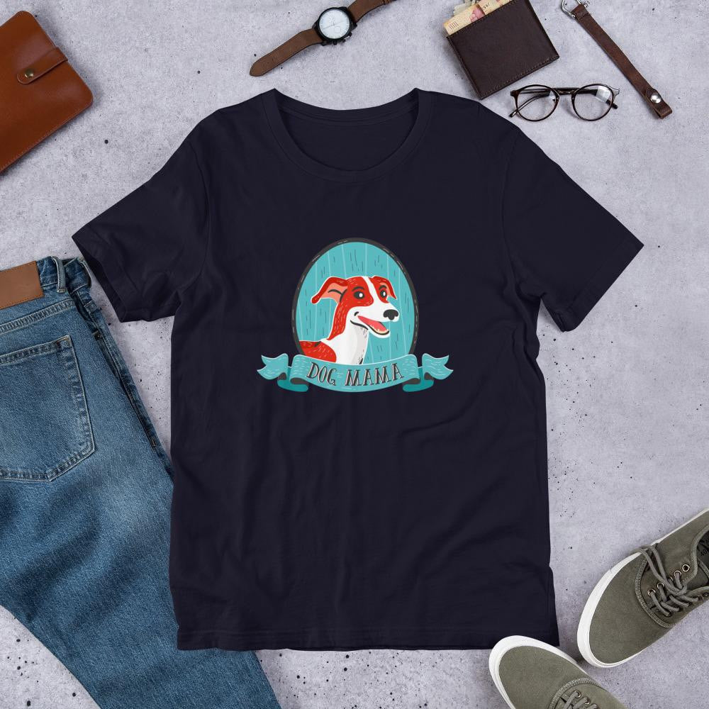 Dog Mama Half Sleeve T-Shirt — Navy