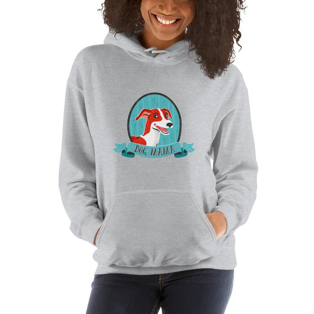 Dog Mama Unisex Hooded Sweatshirts — detail view 3