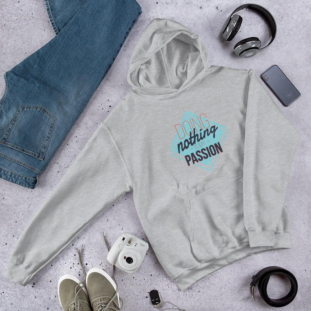 Doing Nothing graphic hoodie – Fourth Dimension Club