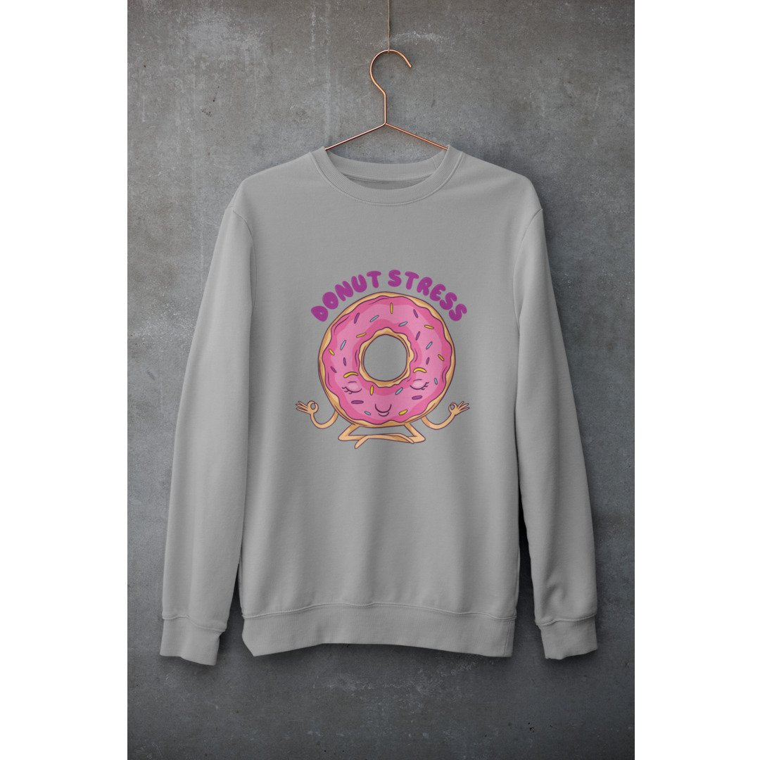 Donut Stress graphic sweatshirt – Fourth Dimension Club