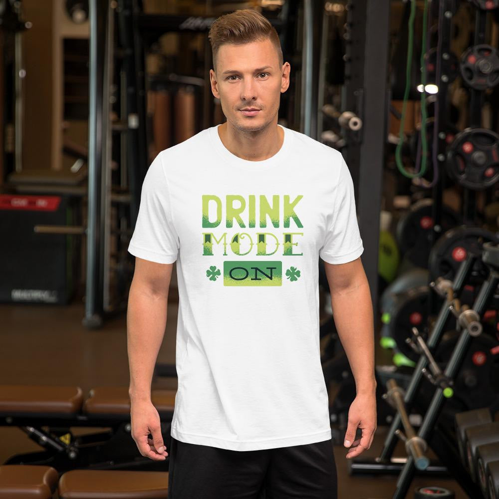 Drink Mode On Half Sleeve T-Shirt