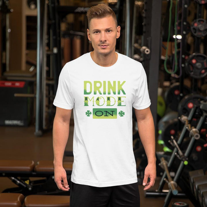 Drink Mode On Half Sleeve T-Shirt