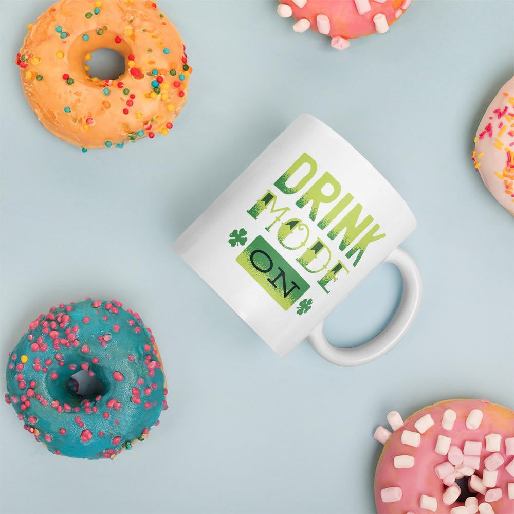 Drink Mode On coffee mug – Fourth Dimension Club