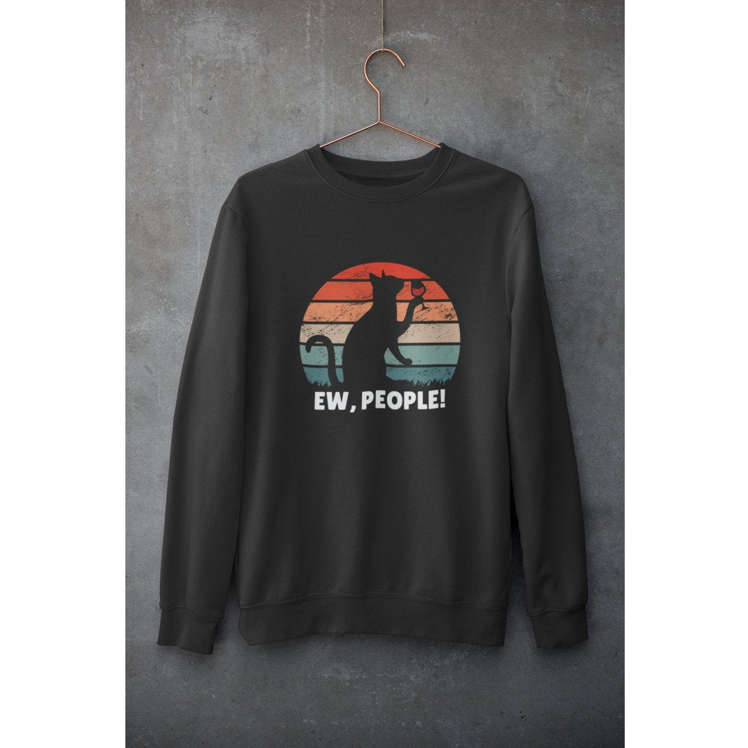Drinking Cat graphic sweatshirt – Fourth Dimension Club