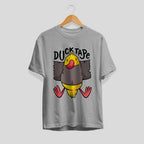 Duck Tape Half Sleeve T-Shirt — Grey