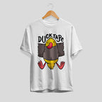 Duck Tape Half Sleeve T-Shirt — White