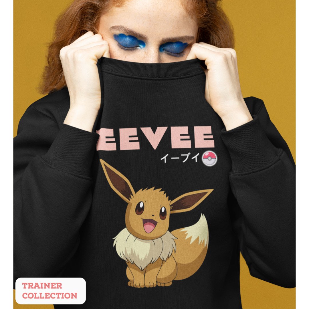 Eevee Unisex Sweatshirt — Black