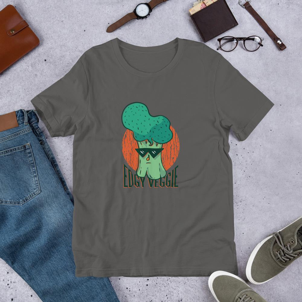 Edgy Veggie Half Sleeve T-Shirt — detail view 3