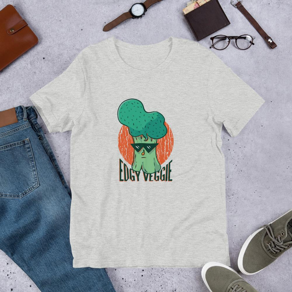 Edgy Veggie Half Sleeve T-Shirt — detail view 4