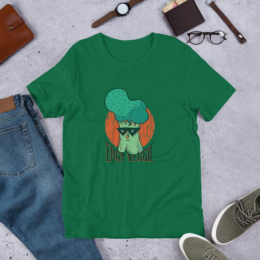 Edgy Veggie Half Sleeve T-Shirt — detail view 2
