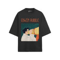 Edwin Hubble Oversized French Terry T-Shirt — black-2