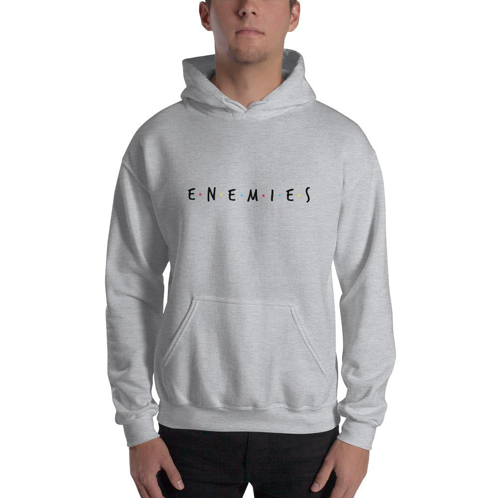 Enemies Unisex Hooded Sweatshirt — detail view 2