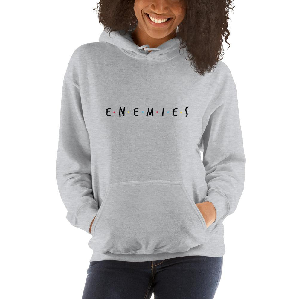 Enemies Unisex Hooded Sweatshirt — detail view 3