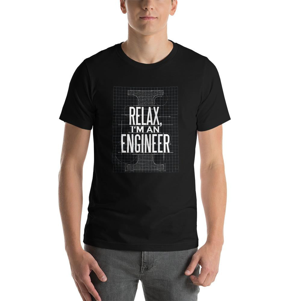 I Am An Engineer Half Sleeve T-Shirt — detail view 8
