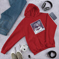 Ew, People Alien Unisex Hooded Sweatshirt — Red