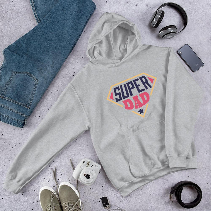 Super Dad Unisex Hooded Sweatshirt