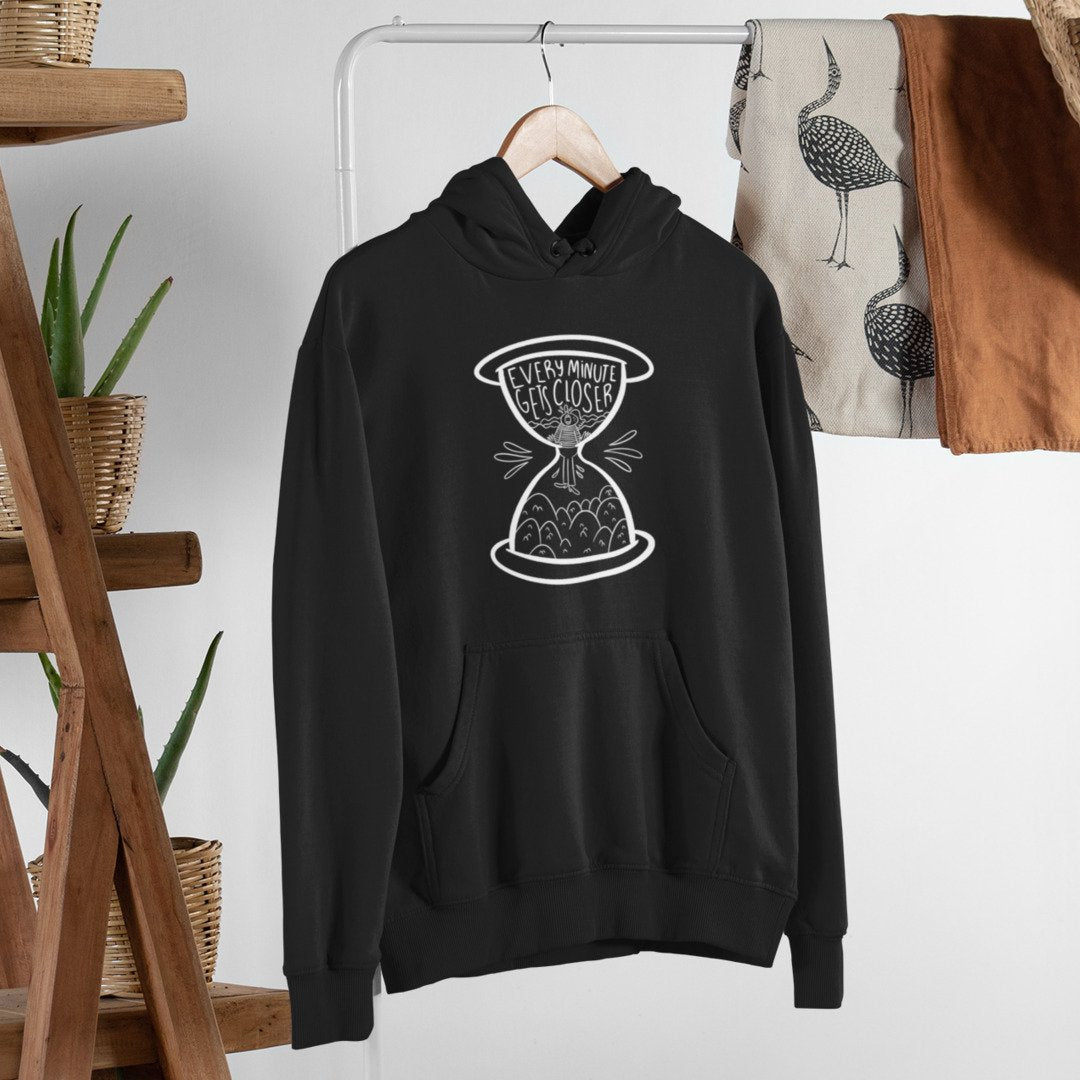 Fear Of Time graphic hoodie – Fourth Dimension Club