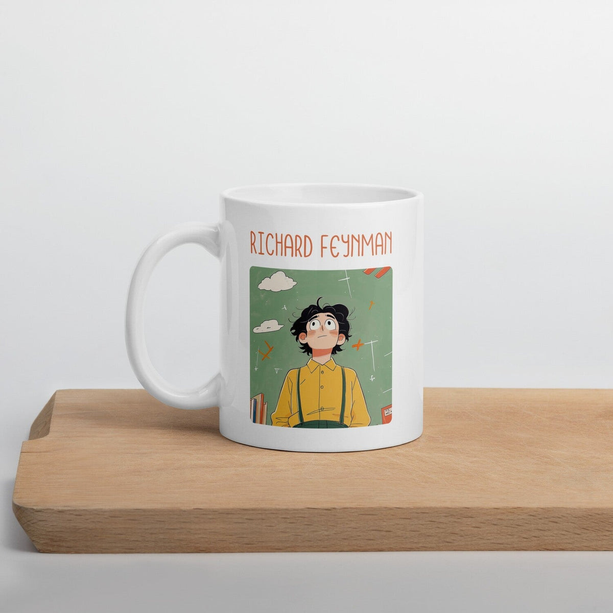 Richard Feynman Coffee Mug — back view