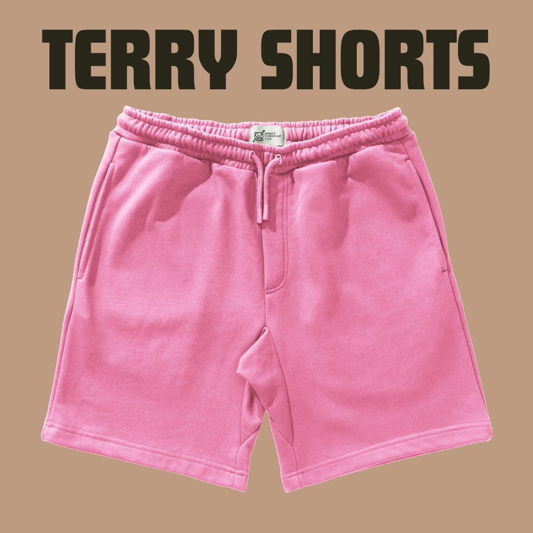 Timeless French Terry Shorts — flamingo