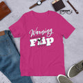 Gymnast Flip Half Sleeve T-Shirt — Pink