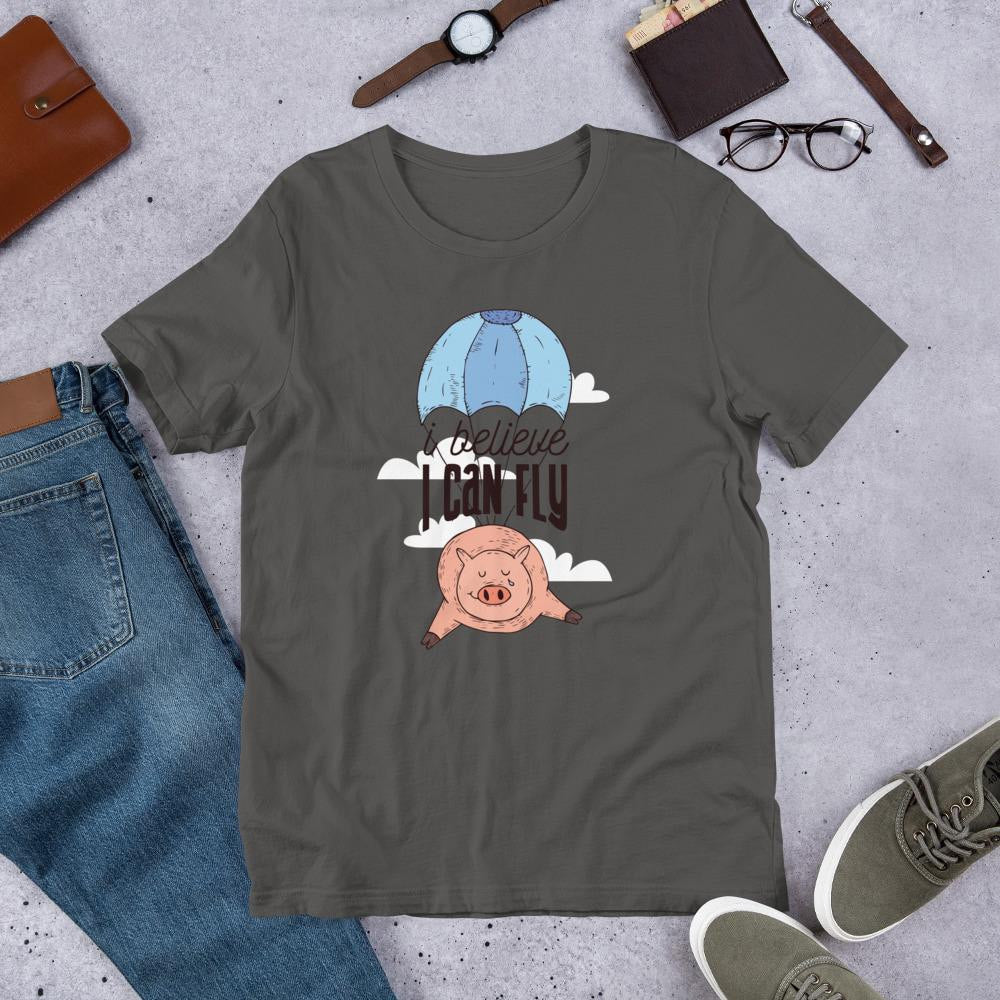 Flying Pig graphic tee – Fourth Dimension Club