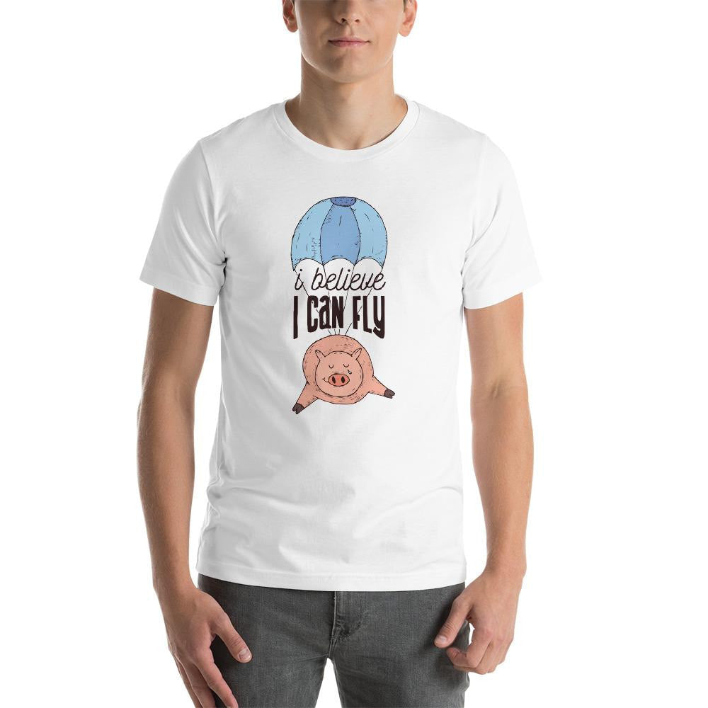 Flying Pig Half Sleeve T-Shirt — detail view 7