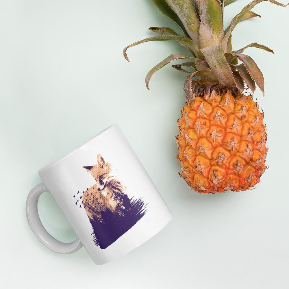 Forest Fox Coffee Mug — detail view 4