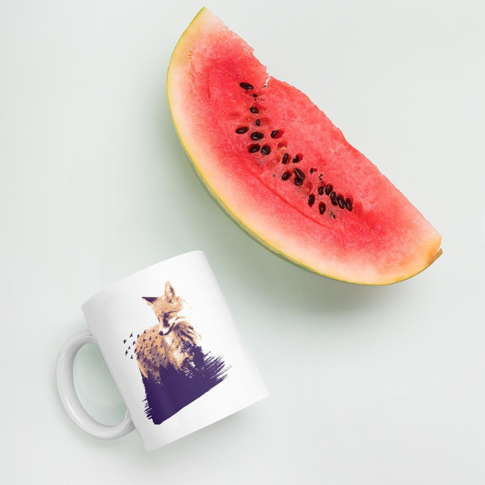 Forest Fox Coffee Mug — detail view 5