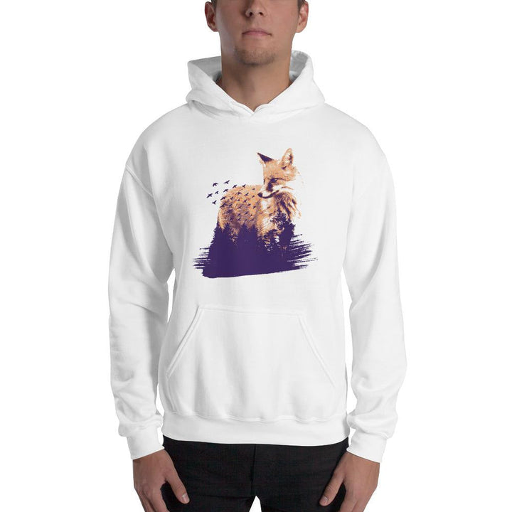 Forest Fox Unisex Hooded Sweatshirt