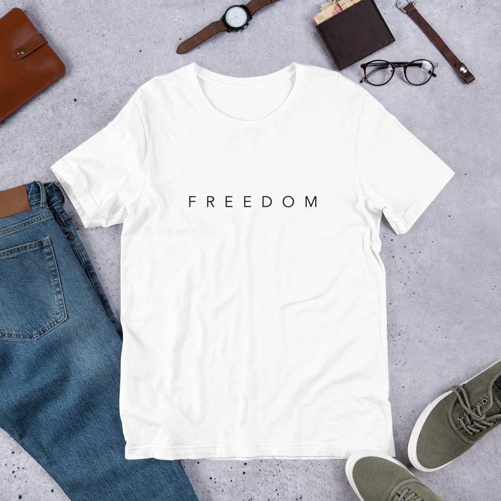 Freedom men/unisex graphic tee – Fourth Dimension Club