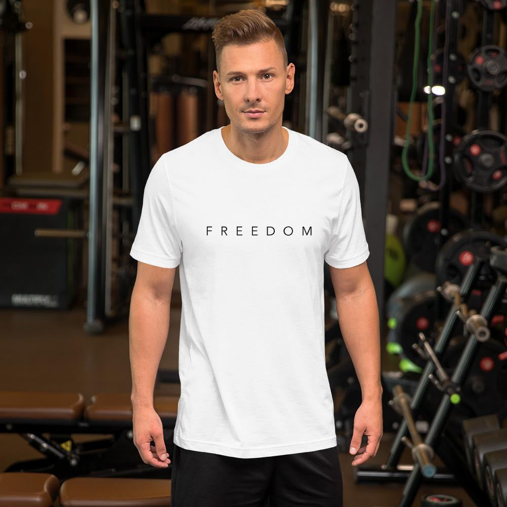 Freedom Men/Unisex Half Sleeve T-Shirt — detail view 2