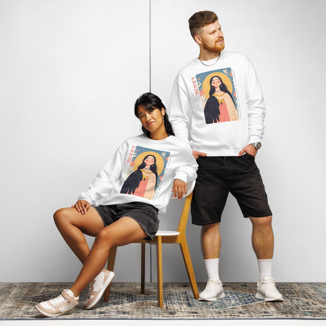 Freya Heavyweight Oversized Sweatshirt — back view